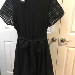 City Chic XL/22 Short Black Dress NWT
